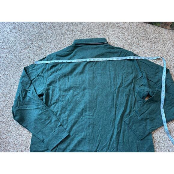 CQR 2XL Long sleeve, button down, shirt, Heavy Green Flannel; NWT - Picture 7 of 11